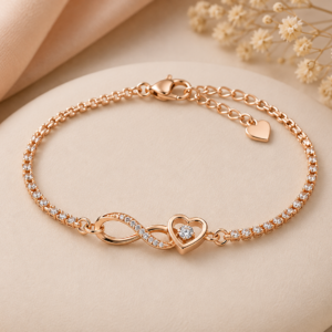Women’s Elegant Rose Gold Bracelet