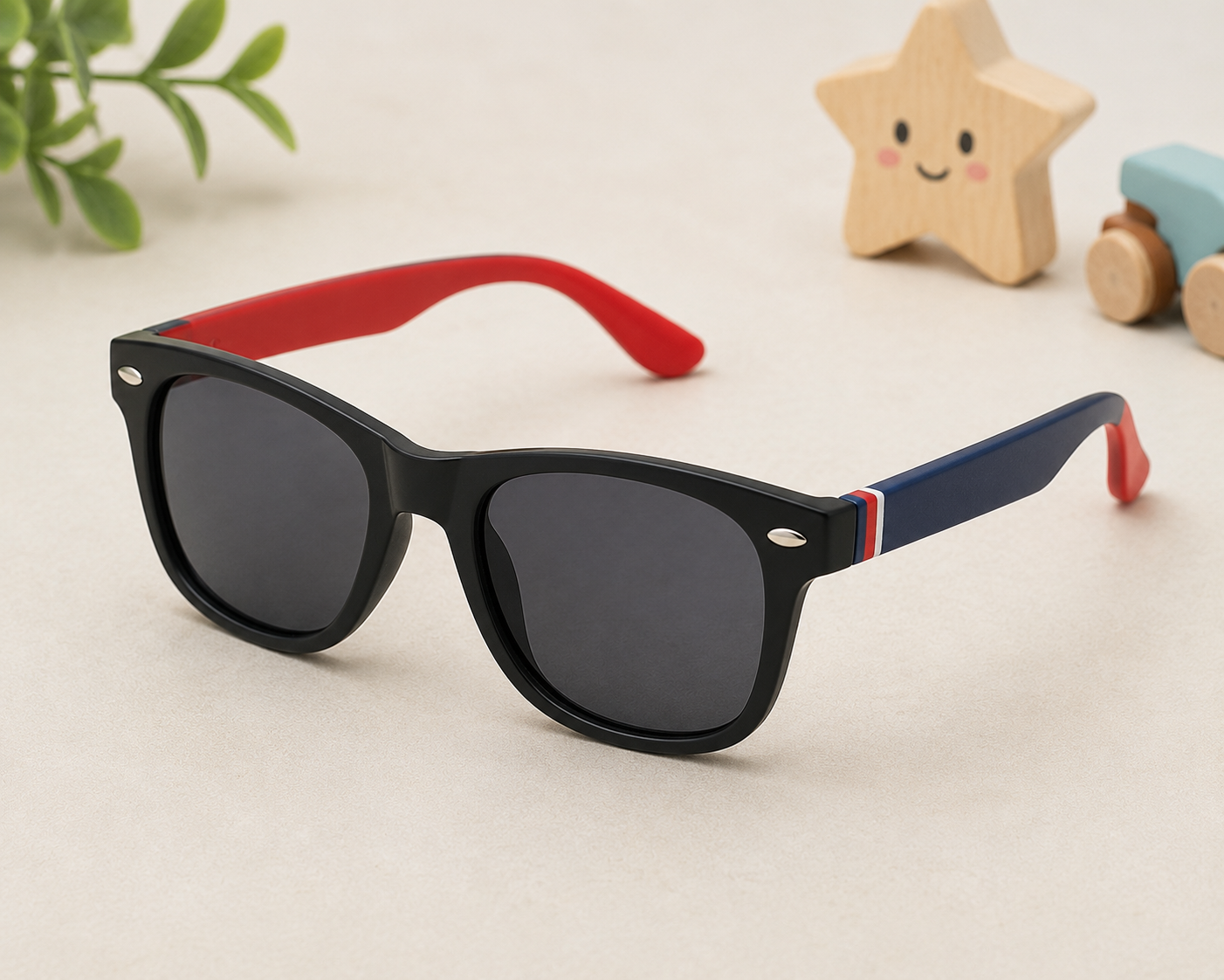 Kids Classic Black Sunglasses